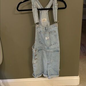 Levi’s Blue Denim shorts Overalls